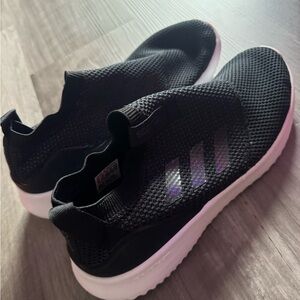 Adidas Black Slip-On Sneakers